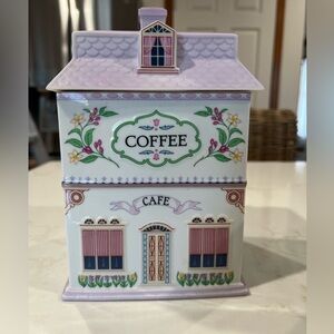Lenox Village Coffee Canister - 1990